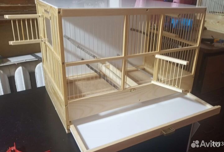 Прозрачные клетки для певчих птиц