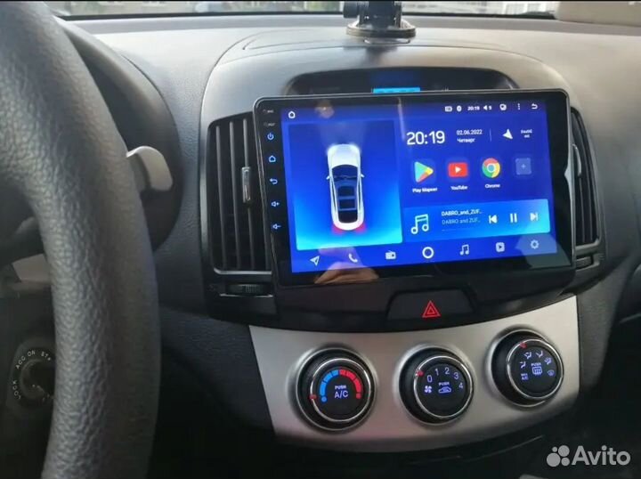 Hyundai Elantra 4 06+ android магнитола teyes