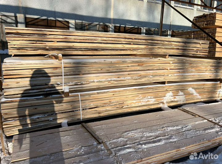 Доска обрезная 25х150х6000мм от производителя