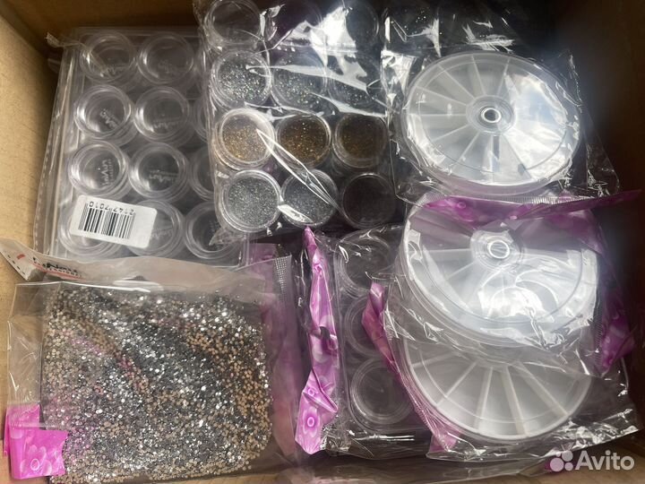 Блестки глиттеры для ногтей