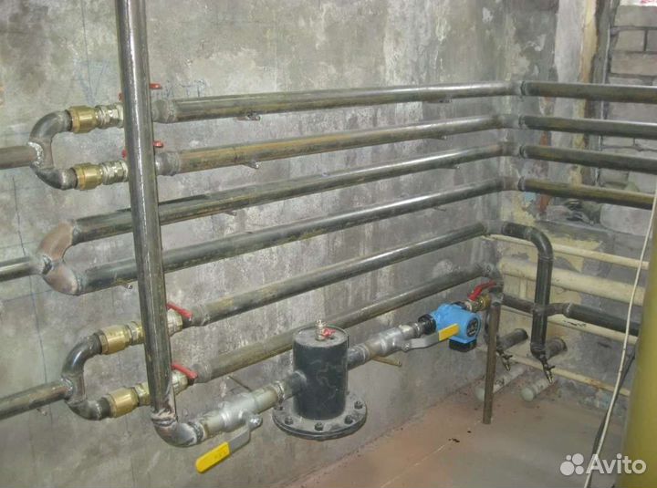 Монтаж системы отопления канализации водопровода