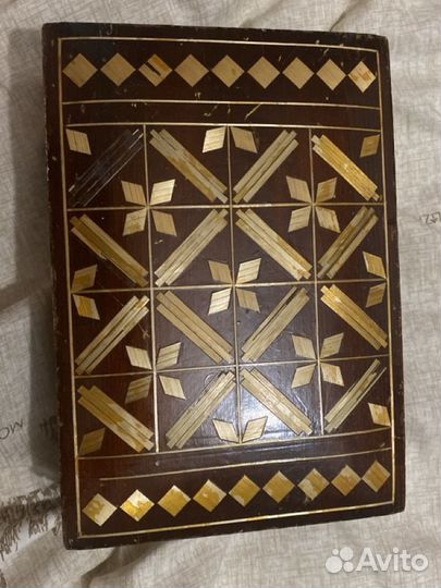 Шкатулка Дерево СССР крупная