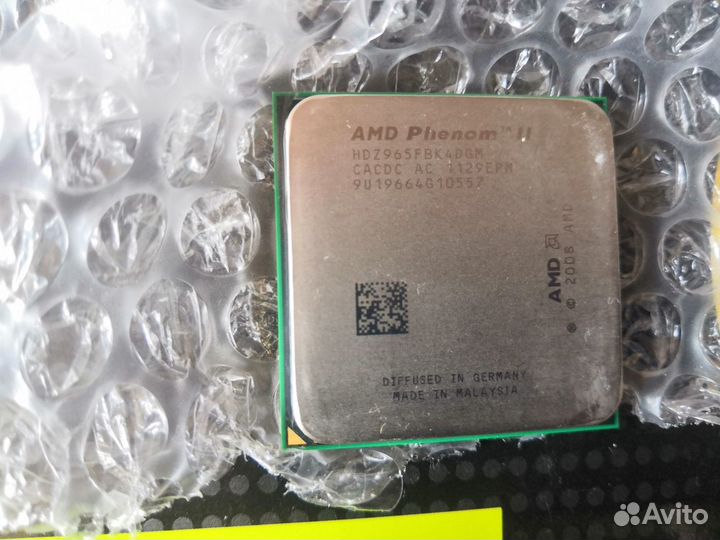 Процессор AMD Phenom II, 965, 3,4 ггц