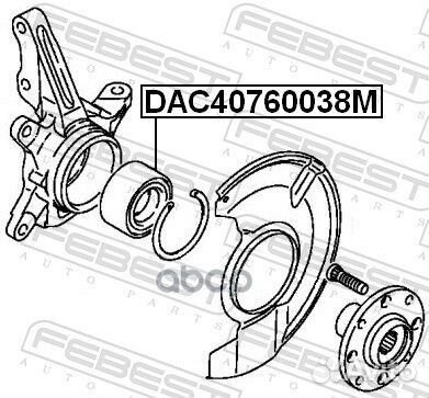 Подшипник ступицы колеса перед прав/лев