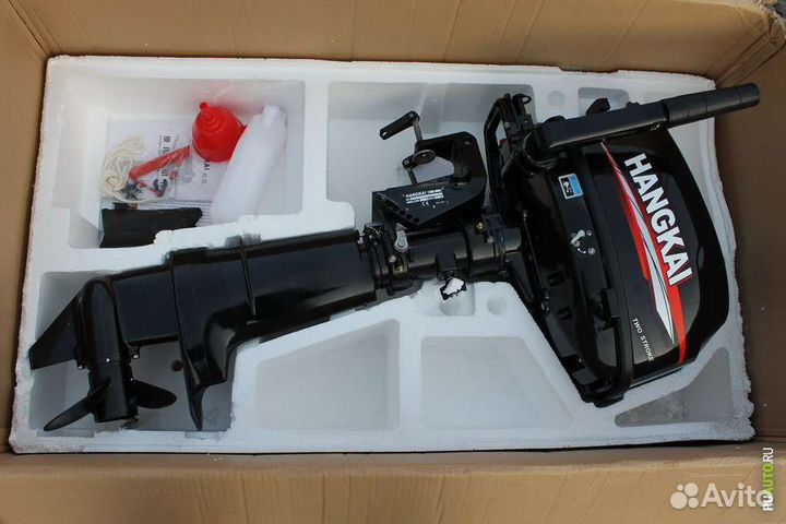 Лодочный мотор Hangkai 6 л. с. двухтактный новый