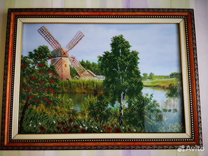Картины вышитые бисером и крестом