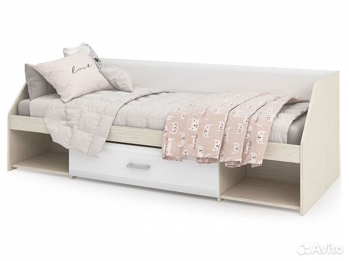 Кровать Симба одноярусная белый