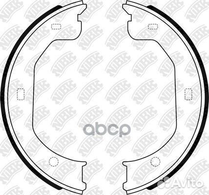 Колодки барабан.mazda Tribute 2.3 3.0 00-07 FN0710