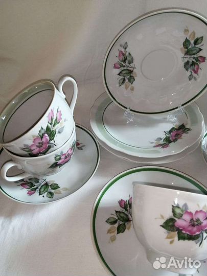 Чайные пары фарфор СССР