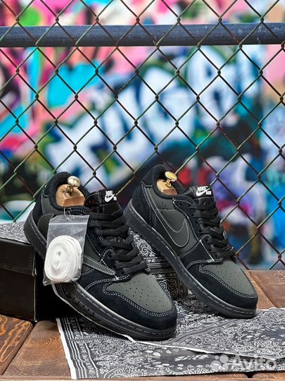 Nike air jordan 1 black phantom x Travis Scott