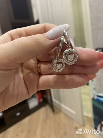 Серебряные серьги