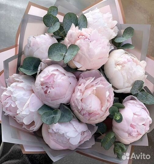 Пионы Букет пионов Доставка цветов