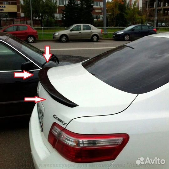 Спойлер багажника Toyota Camry v40 2006-2011