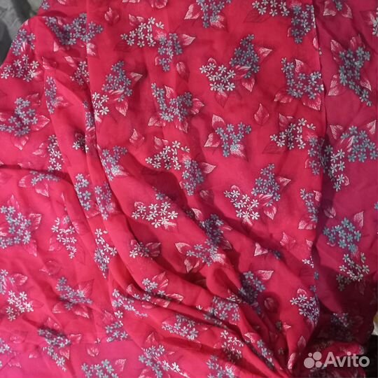 Ткань натуральный шелк шифон СССР