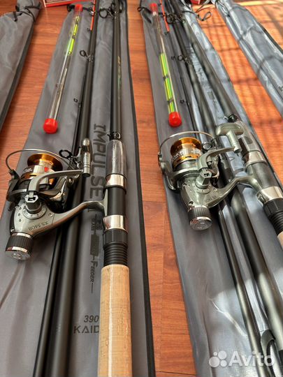 Фидерное удилище kaida 3 m. 3,6 m. 3,9 m