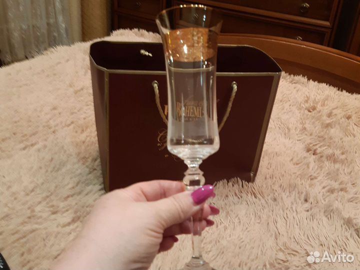 Бокалы хрусталь, Чехия