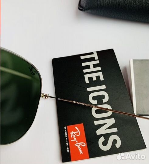 Очки ray ban aviator 3026 зеркальные