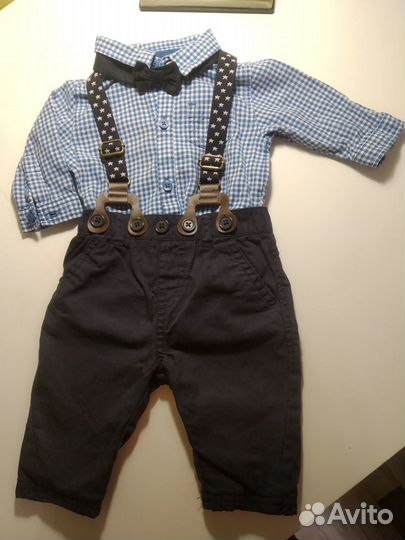 Нарядный костюм для мальчика 3 мес next