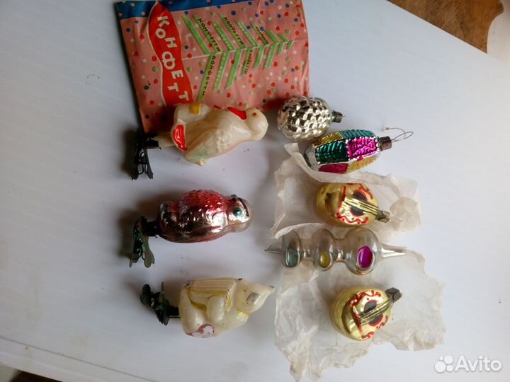 Елочные игрушки СССР