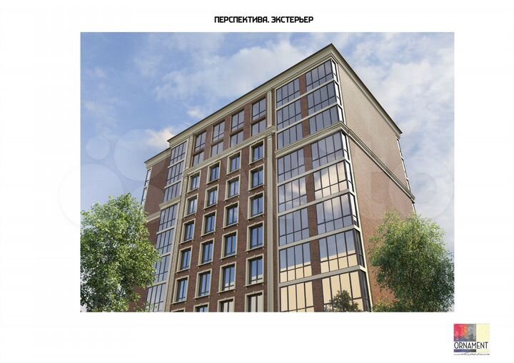 3-к. квартира, 134,8 м², 3/10 эт.