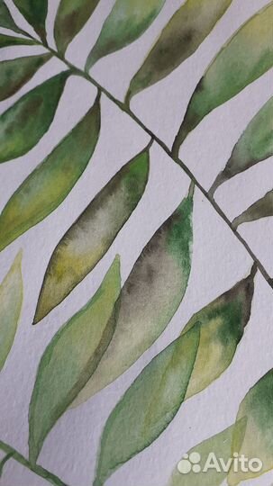 Картина акварель А4