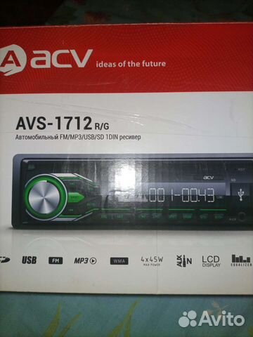 Магнитола ACV в авто
