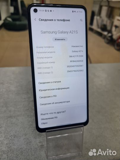 Samsung Galaxy A21s, 4/64 ГБ