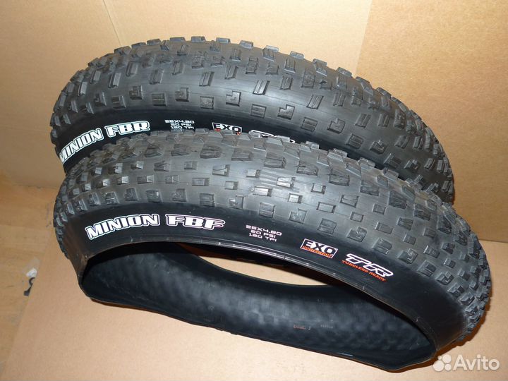 Фэт-покрышки Maxxis Minion FBF и FBR Exo TR 2.6x4