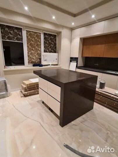 Столешница для кухни из искусственного камня