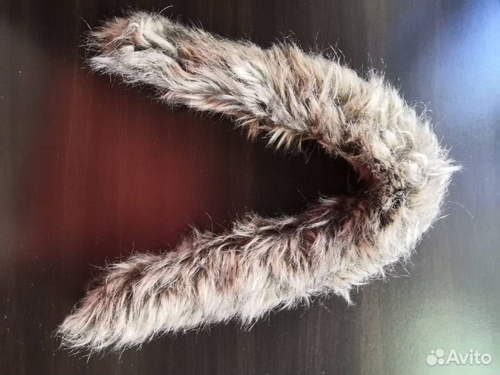 Меховой воротник пристегивающийся иск мех