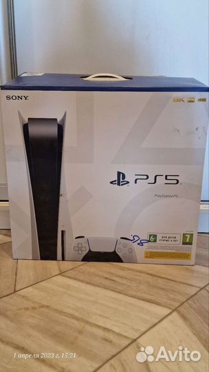 Коробка от sony playstation 5 disc