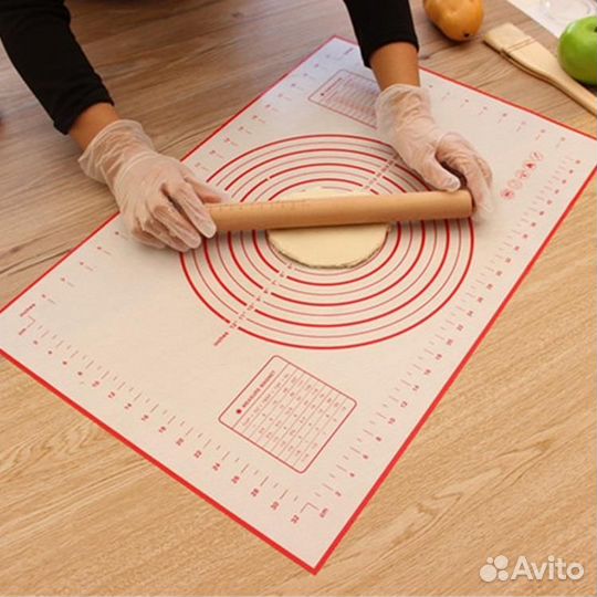 Коврик силиконовый 30х40см с разметкой