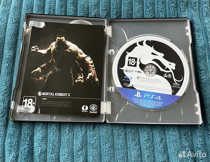 Mortal Kombat x диск ps4