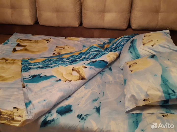 Постельный комплект из сатина 3D эффект