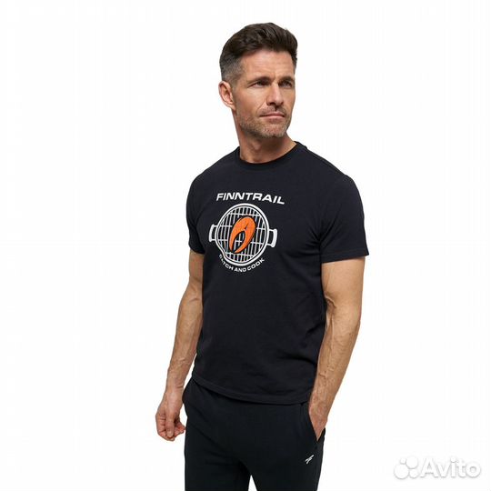 62539 Футболка Finntrail Steak 6705 черный