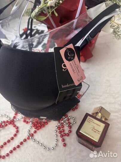 Бюстгальтер новый 80С Hunkemoller черный