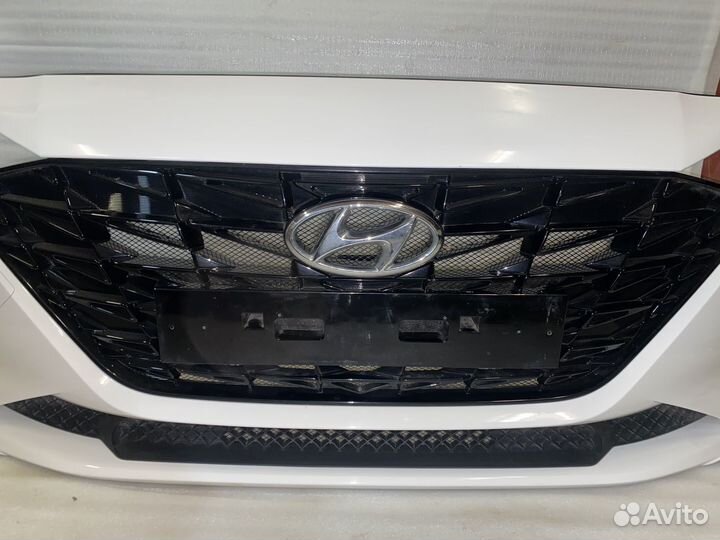 Передний бампер hyundai solaris 2 рестайлинг HCR