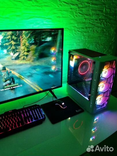Игровой PC: intel E5 2650v4, 12 ядер, RX 580 8гб