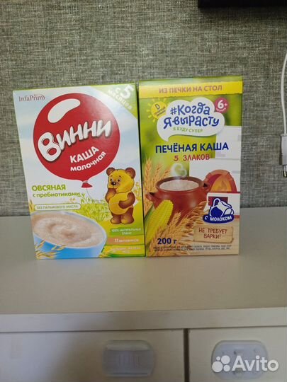 Детские каши молочные