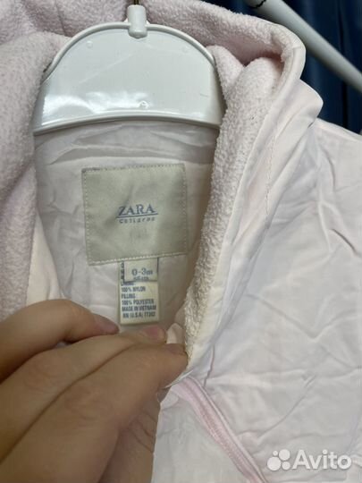 Комбинезон zara деми, шапка,снуд и пинетки