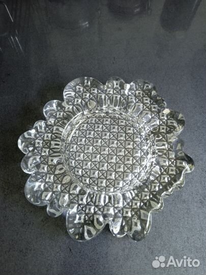 Пепельница хрусталь. Bohemia