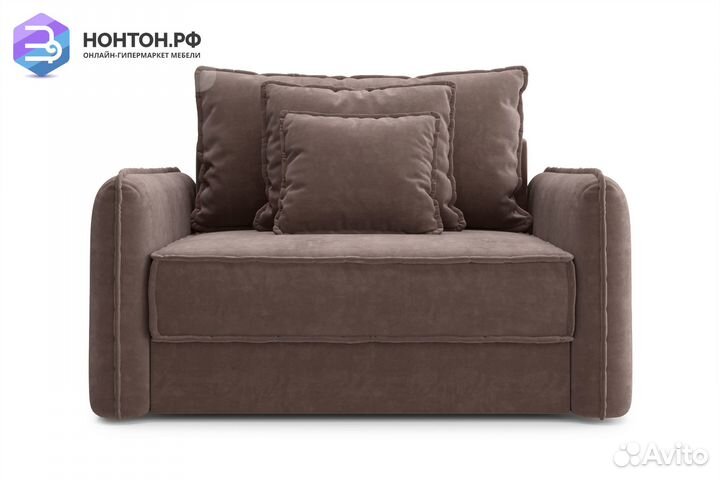 Кресло тик-так Антей коричневое