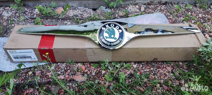 Решётки в бампер skoda fabia 2