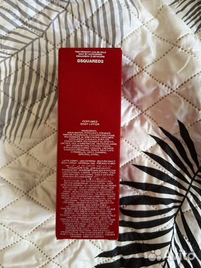 Лосьон Body lotion dsquared 2 red wood