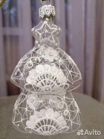 Елочные игрушки Ариель Морозные узоры