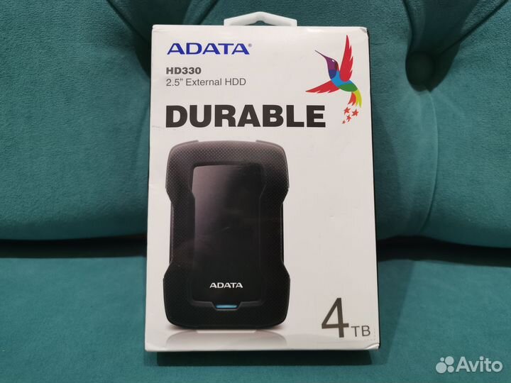 Внешний жёсткий диск adata HD330 4 Тб Новый