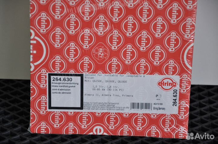 Прокладка впускного коллектора nissan Almera II