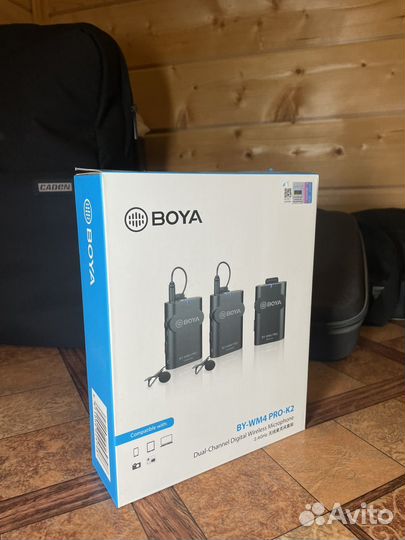 Беспроводной петличный микрофон boya by-wm4 pro k2
