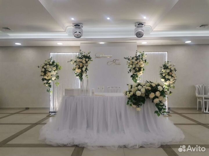 Оформление свадьбы, банкетов, выпускных, юбилеев