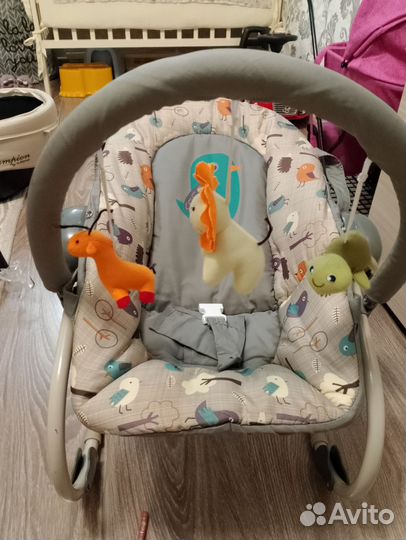 Детские качели шезлонг